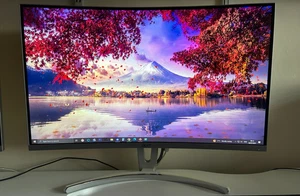 Acer 27" Curved LCD Monitor LED Backlight ED273 Fully Working Ready to Use - Picture 1 of 4