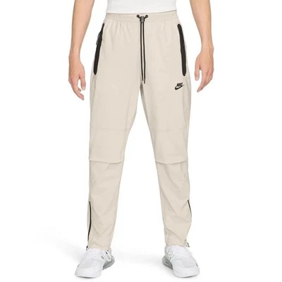 Nike Tech Woven Oversized Pants Light Orewood Black HM7158-104 Mens Size XS - Image 1 of 2