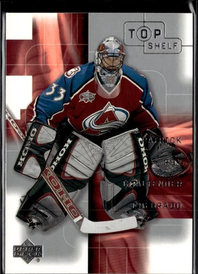 2001-02 Upper Deck Top Shelf #12 Patrick Roy Colorado Avalanche - Image 1 of 2