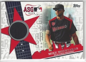 Mike Moustakas 2019 Topps Update All-Star Stitches Jersey Relic #ASSR-MMO Brewer - Bild 1 von 2