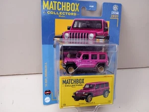 Matchbox 19 Jeep 18 Wrangler JL New - Picture 1 of 4