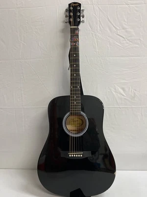 Guitarra acústica negra 41" (chips) SQUIER by FENDER SA-150 Foto 1 de 4