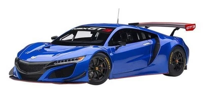 Nuova AUTOart 1/18 Honda NSX GT3 2018 Hyper Blue Mini Car Completata 81896... - Immagine 1 di 4