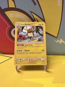 Pokemon TCG - 2017 Alolan Raichu 31/111 - Crimson Invasion - Holo Rare - MINT - Picture 1 of 2