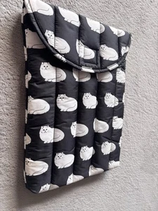 Baggu Laptop Sleeve 13 Cat Discontinued Rare NWOT - Afbeelding 1 van 6