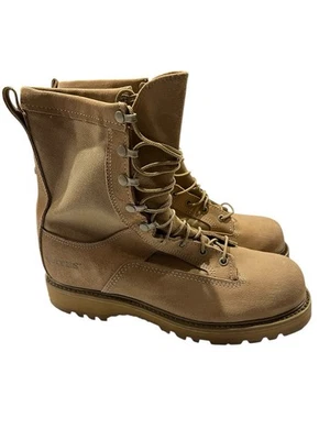 Botas de combate Bates 03-D-0321 GoreTex Vibram 10 R Desert tripulación militar 2005 Foto 1 de 4