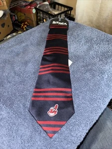 Vintage Ralph Marlin Cleveland Indians Tie NWT - Picture 1 of 12