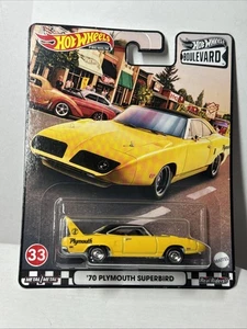 Hot wheels 1/64 🇨🇵 Boulevard 70 Plymouth Superbird  #33 de 2021 - Foto 1 di 8