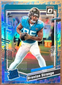 2023 Donruss Optic - Brenton Strange - Rated Rookie - Rocket Emoji Prizm SSP π - Picture 1 of 3
