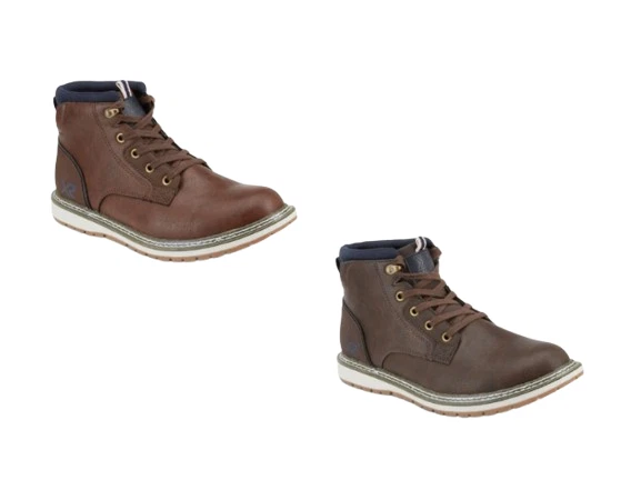 Bota masculina Xray Girao com cadarço marrom bronzeado EUA tamanho 10 - Imagem 1 de 1