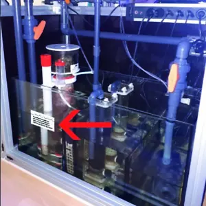 2x Wasserstand ✔ Aufkleber ✔ Meerwasseraquarium ✔ Filterbecken ✔ Technikbecken ✔ - Bild 1 von 2