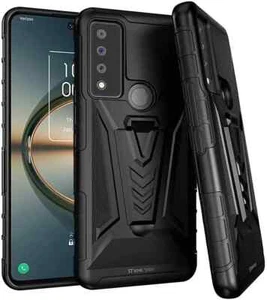Für TCL 30 V 5G Stoßfeste Handyhülle Gürtelclip Holster Handyhülle - Bild 1 von 36