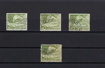 TRAIN- MOUNTAIN RAILWAY       1949   {4}   SWITZERLAND    study - Image 1 of 2