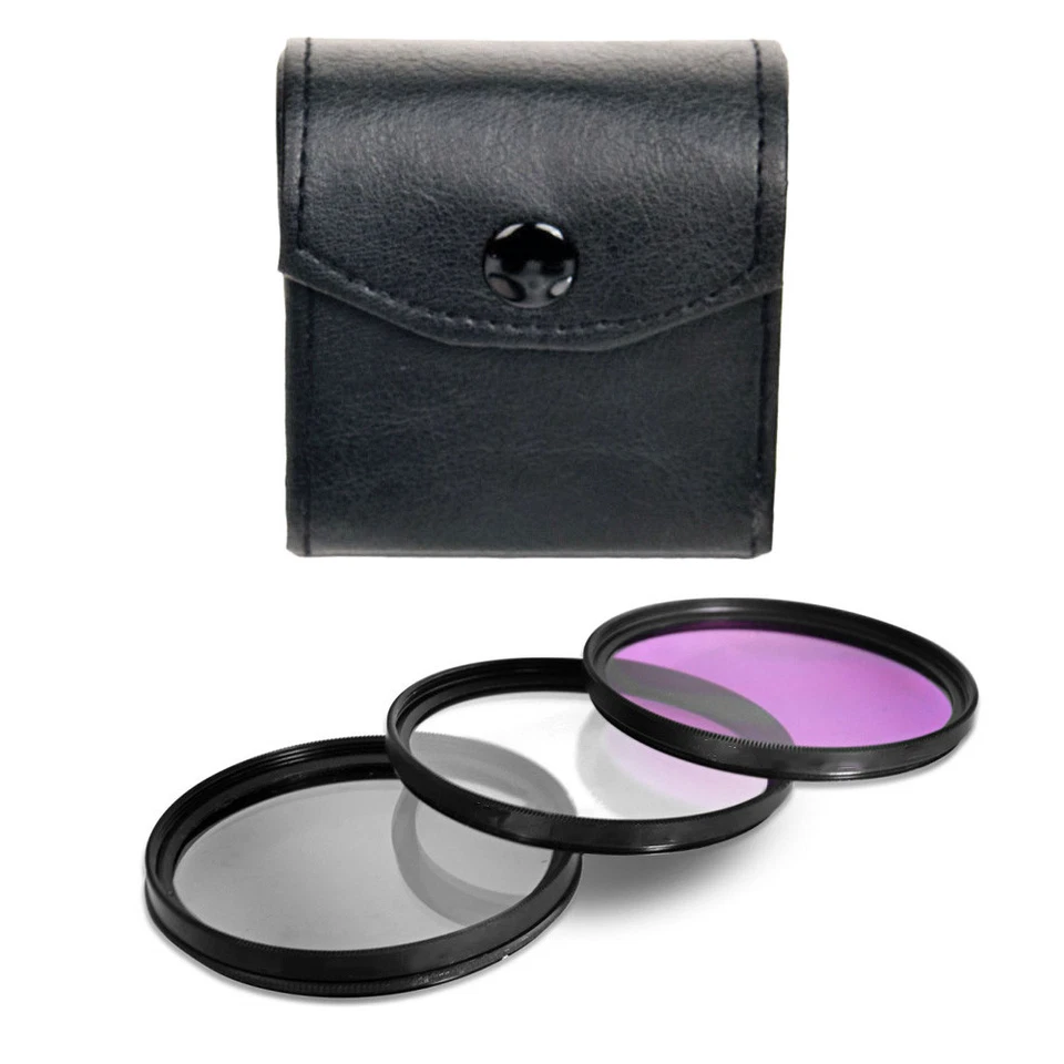 Bower Digital SLR Filter Kit 58mm UV, PL and FLD filters - Image 1 of 1