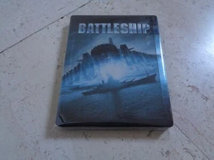 BATTLESHIP Blu-ray DEBOSSED SteelBook Taylor Kitsch Rihanna Alexander Skarsgard - Picture 1 of 11