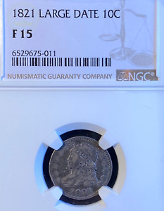 1820 JR-5 Capped Bust dime 10c  NGC F 15 Nice coin- toned, looks VF