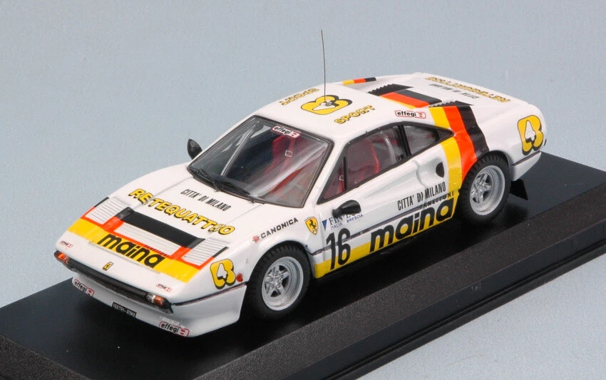 Best Model FERRARI 308 GTB N.16 2nd RALLY DEI LAGHI 1984 1:43 - Immagine 1 di 1
