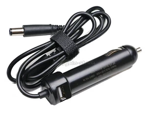 AUTO USB Car Charger Adapter For DELL VOSTRO 3550 Laptop Power Supply 7.4mm - Picture 1 of 4