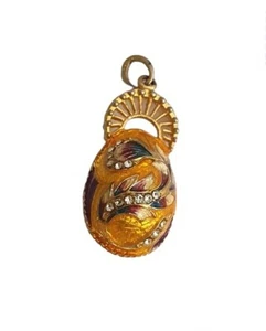 Anhänger Ei Stil Faberge Gold- Copy Ei Der Faberge - Bild 1 von 1