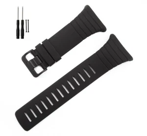 Uhrenarmdband schwarz passend Für Suunto Core - Zdjęcie 1 z 1