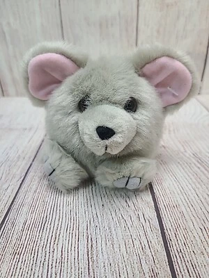 Vintage Puffkins Plush Murphy Mouse Stuffed Animal Gray 5" 1994 Swibco - Image 1 of 4