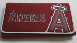 MLB Los Angeles Angels Organizer Mesh Wallet LA Clutch Womens Purse - Red - Picture 1 of 1