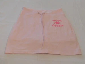 Lee Sport Girl's Youth Skirt Skort Size S 7/8 Lt Pink "Here Comes Trouble"  GUC - Picture 1 of 5