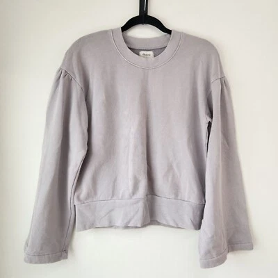 Sudadera Madewell x Karen Walker Garmet Teñida Manga Larga Acogedora Púrpura Talla M Foto 1 de 4