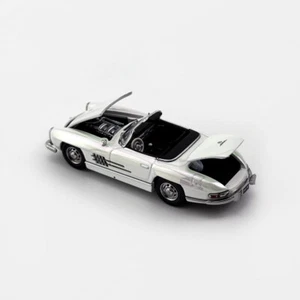 YS 1/64 Mercedes-Benz 300SL Roadster Electroplated white Diecast Car Model Toy - Picture 1 of 6
