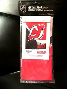New Jersey Devils 27" x 37" Vertical Hanging Wall Flag. Logo. NHL Wincraft - Picture 1 of 2