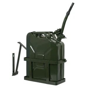 5 Gallon 20L Gas Jerry Can Steel Tank Emergency Backup Army Military Holder - Bild 1 von 12