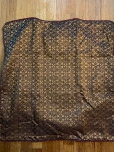 CROSCILL GALLERIA RED GOLD BROWN TUSCAN EURO PILLOW SHAM 26X26 - Picture 1 of 2