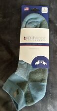 Men's Kent Wool Men’s Classic Ankle Ocean Blue Golf Socks Mens XL Brand New Tags
