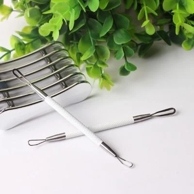 Tire-Comédon Tire-Comédons Points Noirs Boutons Acné Extracteur Comedone