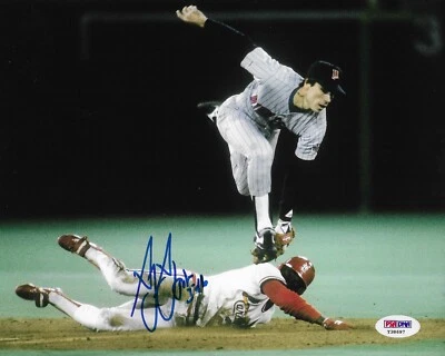 Foto autografada 8x10 assinada por Greg Gagne PSA/DNA CERTIFICADO DE AUTENTICIDADE Minnesota Twins Y38697 - Imagem 1 de 2