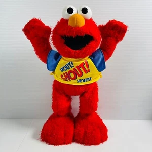 Taller de Plaza Sésamo Fisher Price 14" Elmo Grito Peluche Baile Cantar Funciona - Imagen 1 de 7