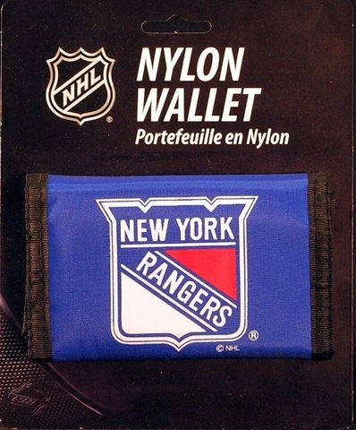 New York Rangers NHL Nylon Trifold Wallet Cover