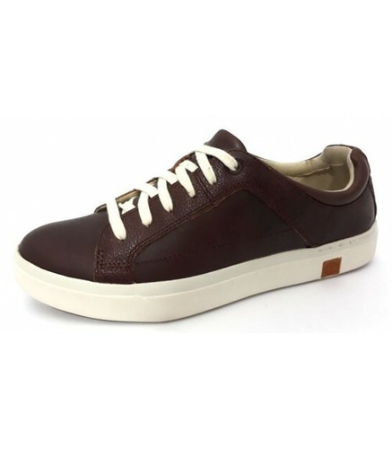 Timberland donna Oxford Pelle Braun taglia:41 scarpe sneaker in pelle A18V6 nuove