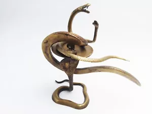 Lot de 3 sujets en bronze " serpents " cabinet de curiosités - Bild 1 von 6