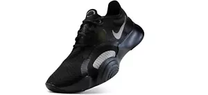 Nike Women's Black Cushioned Sneakers, 6 UK, Modern Comfortable Athletic Shoes - Picture 1 of 5