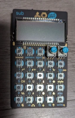 Teenage Engineering Pocket Operator PO-14 Sub Bass Synthesizer and Sequencer - Image 1 of 4