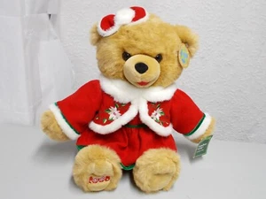 Oso niña de peluche Dan Dee 2008 copo de nieve marrón claro 20" coleccionable con etiqueta - Imagen 1 de 11