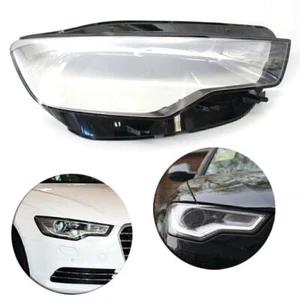 Right Side Headlight Lens Cover Headlamp Lens Shell Fits Audi A6 C7 2016-2018 - Picture 1 of 8
