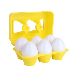 Educational Montessori Toy Toddler Matching Eggs Color Shape Sorting Eggs Toys - Picture 1 of 12