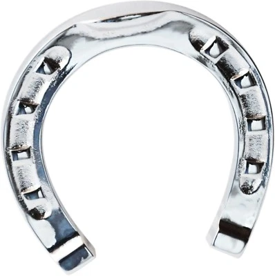 Deko Hufeisen verchromt 9 x 8 cm Kunststoff leicht RICHTER / HR Art. 4732 - Bild 1 von 4