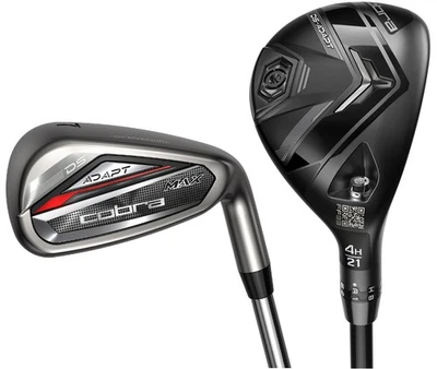 Cobra DS ADAPT MAX Combo 5-PW, GW Iron Set Regular KBS PGH Players 75 New - Image 1 of 4