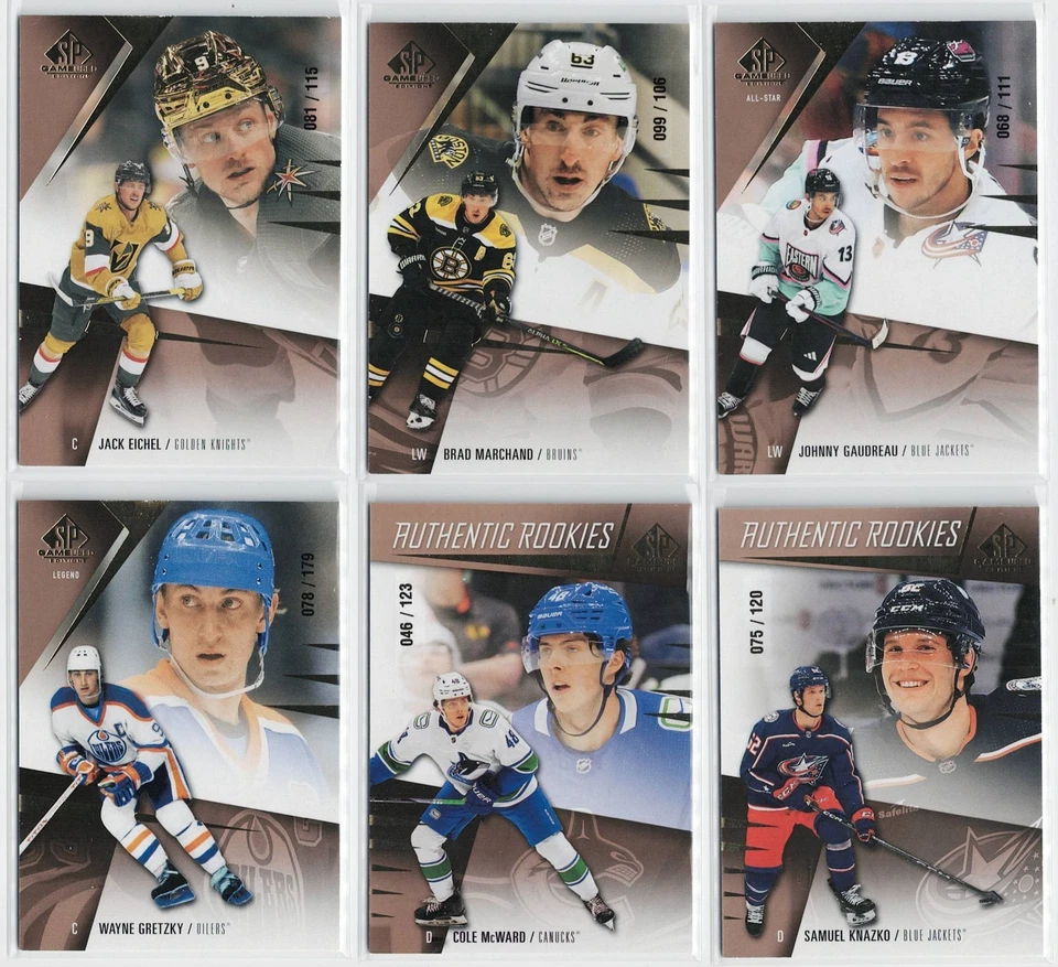 2023-24 SP Game-Used Gold Parallel Base & Authentic Rookies Pick From List !! - Image 1 of 1