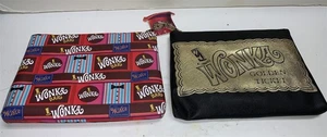 Willy Wonka & Chocolate Factory Make Up Bags 2 Lot NWT Pencils too - Picture 1 of 3