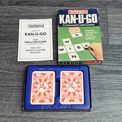 Waddingtons Kan-U-Go Crossword Card Game Complete with Instructions - Image 1 of 4