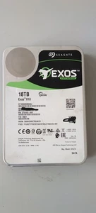 Seagate Exos Enterprise 18TB Used Under Warranty, checked and all working fine - Afbeelding 1 van 3